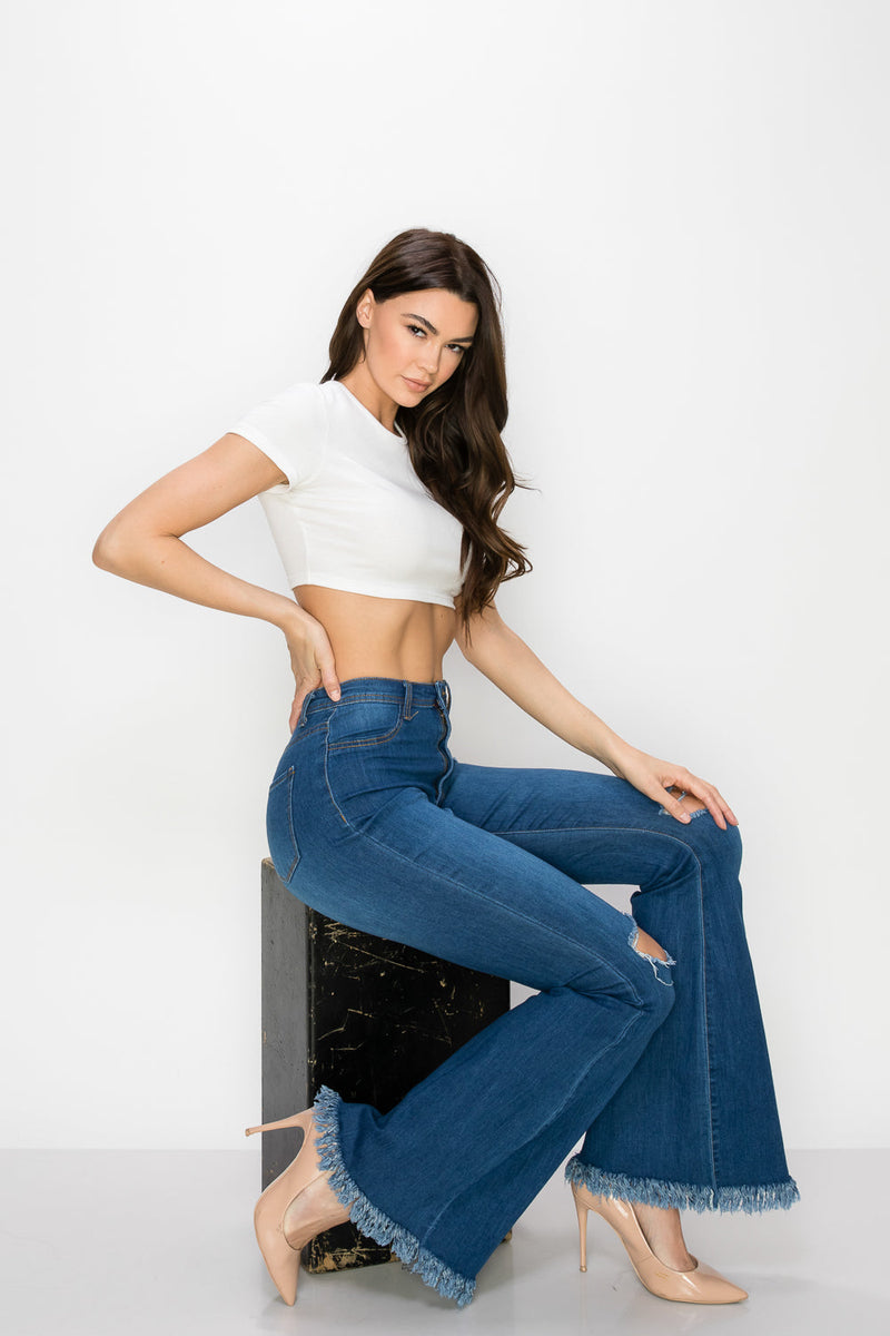 Deep In My Soul Flare Jeans - Black | Fashion Nova, Jeans | Fashion Nova