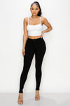 LV-300 BLACK HIGH WAISTED COLORED JEANS | GIRLS BACK TO SCHOOL OUTFITS | UNIFORMS