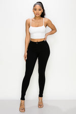 LV-300 BLACK HIGH WAISTED COLORED JEANS | GIRLS BACK TO SCHOOL OUTFITS | UNIFORMS