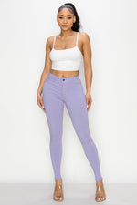 LV-300 LILAC HIGH WAISTED COLORED JEANS