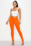 LV-300 NEON ORANGE HIGH WAISTED COLORED JEANS
