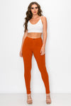 LV-300 RUST HIGH WAISTED COLORED JEANS